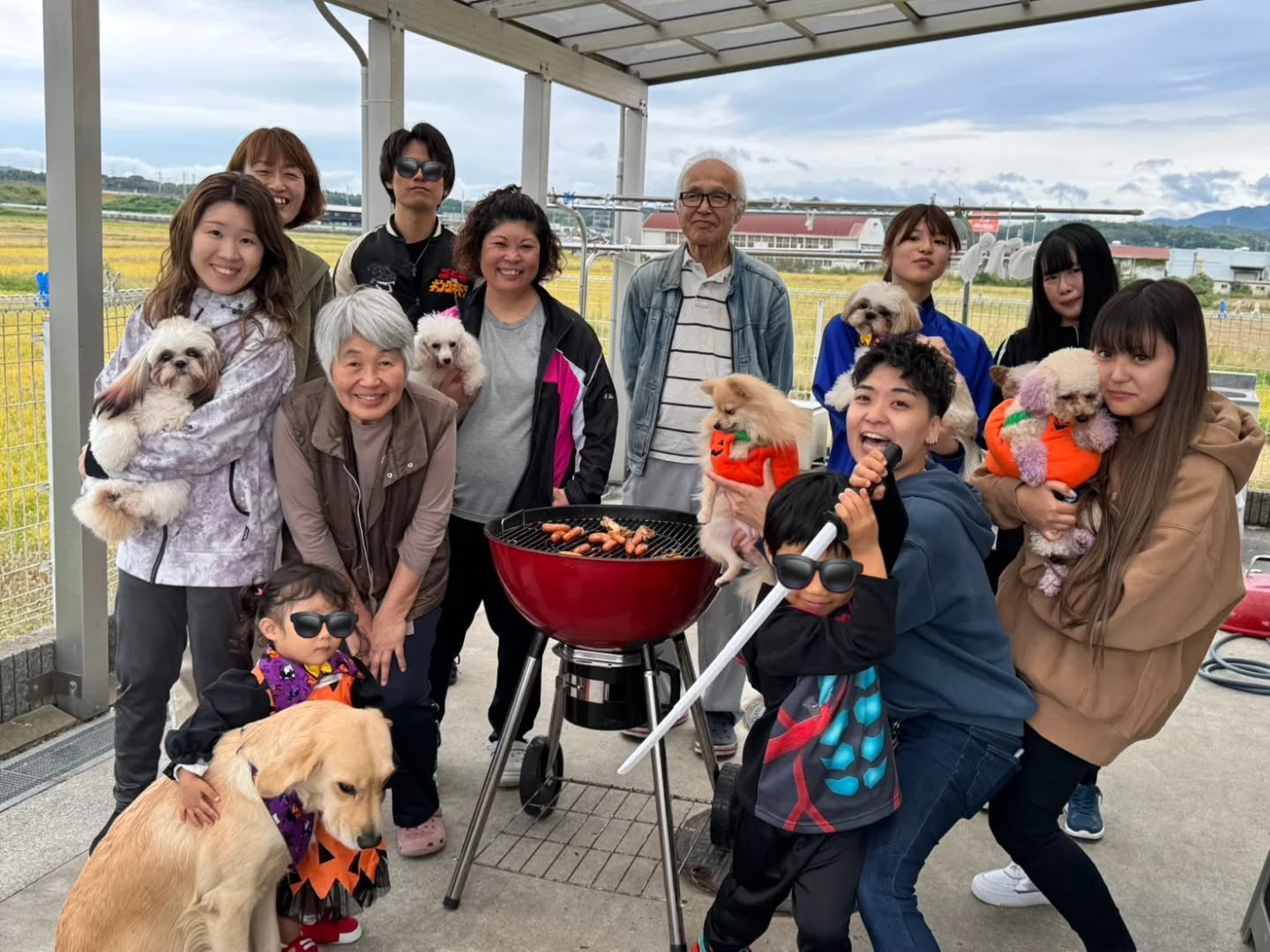 昨日のバーベキューは、