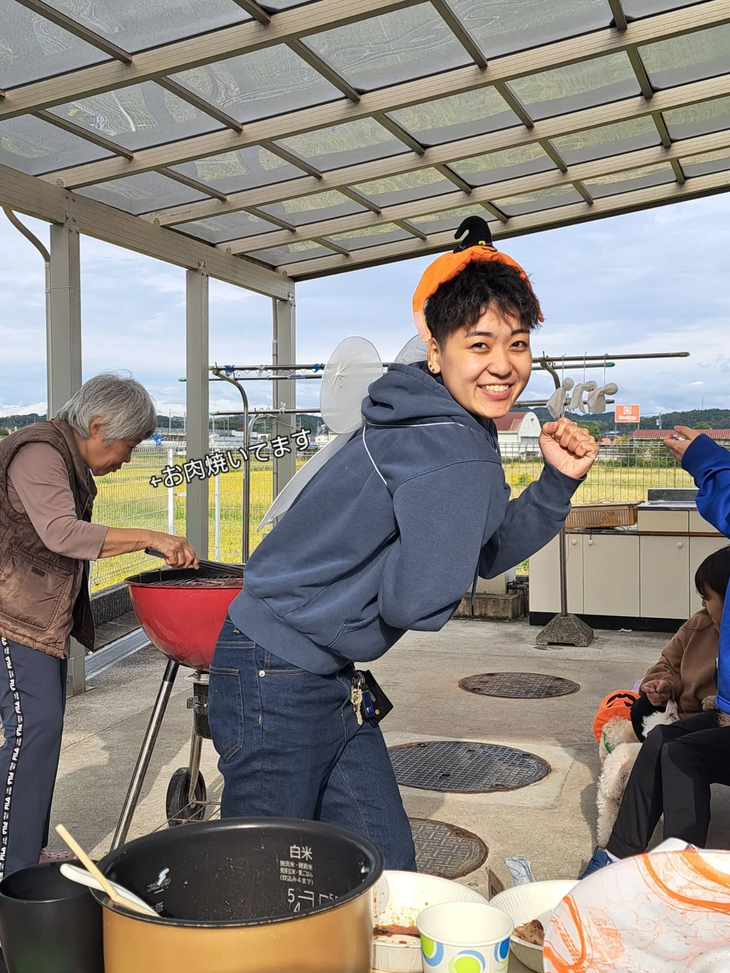 昨日のバーベキューは、